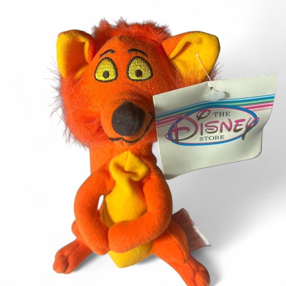 New with tags vintage 90s 1990s Disney's Mary Poppins Fox Mini Bean Bag Plush
